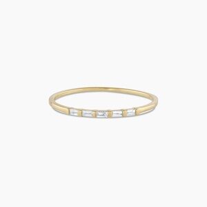 Gorjana • Size 6 Diamond Row Morgan Ring